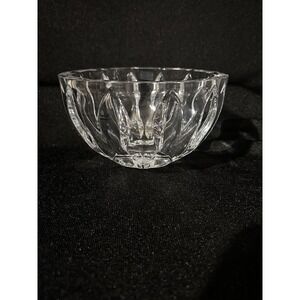 Reed &‎ Barton Equinox 4x7"Crystal Bowl Sticker Mark On Bottom Slovenia